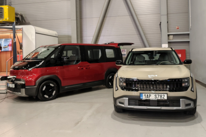 Prague Car Festival 2026 Kia Seltos a Kia PV5 Passenger
