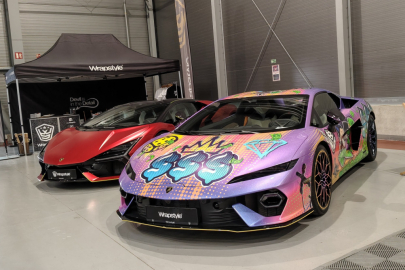 Prague Car Festival 2026 Lamborghini Temerario Monopoly Wrapstyle