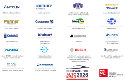 Dodavatel pro Auto roku 2026 v České republice