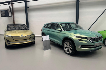 Škoda Vision E (2017) a Škoda Vision S (2016)