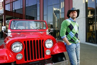 Tim McGraw s Jeepem Wrangler