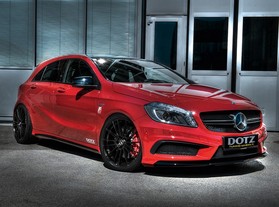 DOTZ Fast Fifteen dark na voze Mercedes-Benz A45 AMG 
