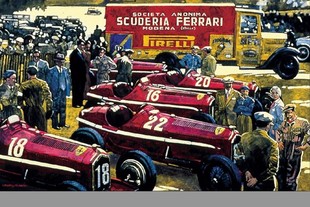 Barry Rowe - Scuderia Ferrari (Alfa Romeo Tipo B P3)