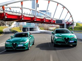 Alfa Romeo Giulia Quadrifoglio  a Stelvio Quadrifoglio