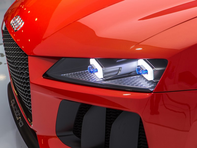 Koncept Audi svítí laserem