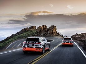 Audi e-tron na Pikes Peaku
