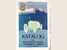 Katalog XVIII mezinárodní výstavy automobilů v Praze z roku 1926