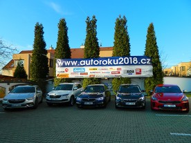 Auto roku 2018 v České republice  - Golden Golem Hotel v Praze Březiněvsi 