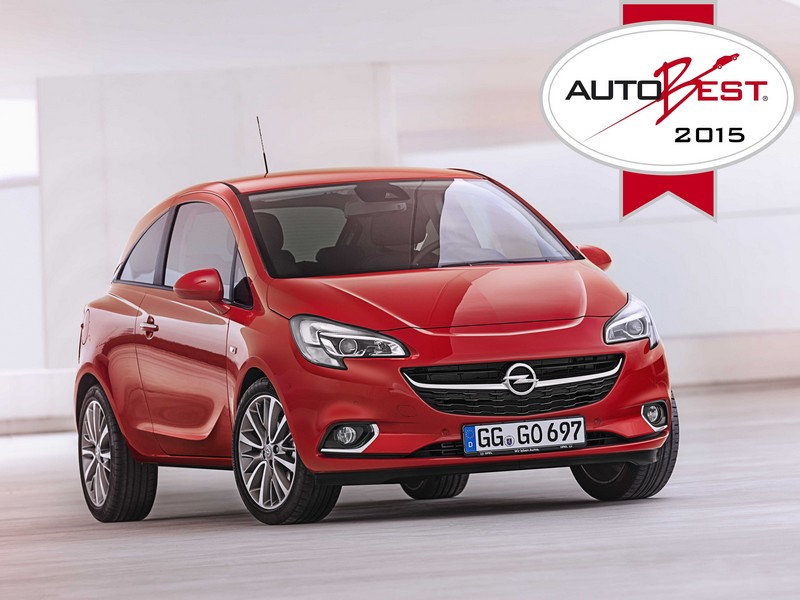 V anketě AutoBest 2015 zvítězil Opel Corsa