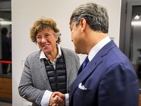 Presidentka vydavatelství Domus Giovanna Mazzochiová a Luca de Meo
