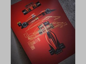 Automobilist - Giorgio Piola - Ferrari 641 1990