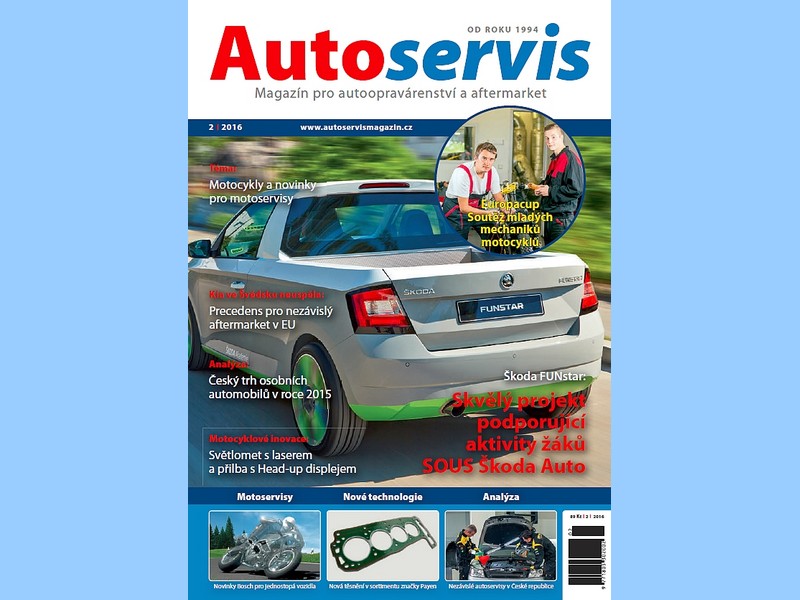 Vyšel Autoservis číslo 02/2016