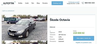 Autotým - Katalog kontrolovaných vozů v online 