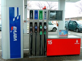 Čerpací stanice Benzina - nový vzhled