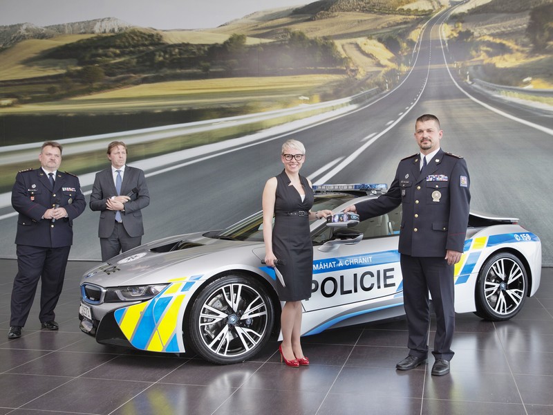 BMW i8 ve službách Policie ČR