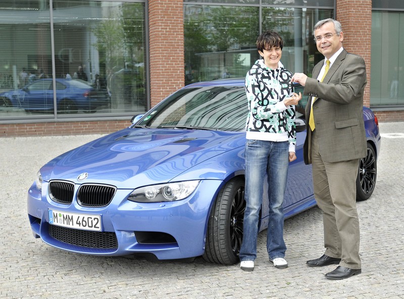 Martina Sáblíková testuje BMW M3 Coupé