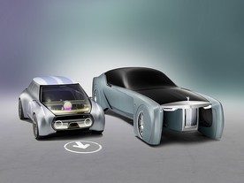 Mini Vision Next 100 a Rolls-Royce Vision Next 100