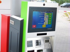 CNG plnicí stanice Bonett Makro v Čestlicích