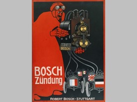 Reklama Bosch Red Devil, 1910