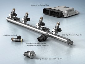 Bosch - komponenty vstřikovacího systému na CNG
