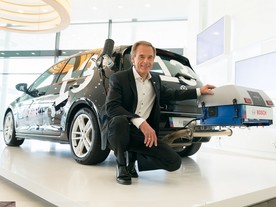 Volkmar Denner a Bosch demonstrator 13 mgNOx/km