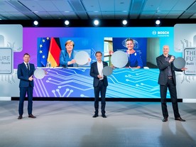 Slavnostní otevření továrny Bosch v Drážďanech