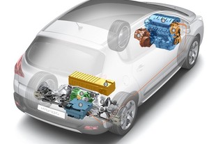 Peugeot 3008 HYbrid4 s hybridní technikou s oddělenými pohony náprav