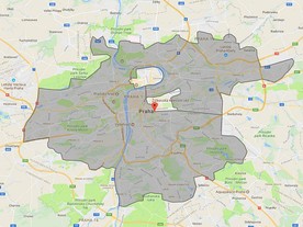Car4Way - mapa volného carsharingu v Praze