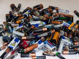vybité alkalinové baterie