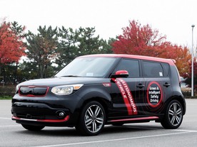 Kia Soul EV autonomous