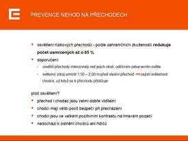 Osvětlené přechody 
