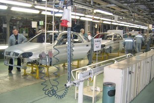 Výroba vozů Daewoo v továrně FSO