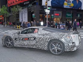 Chevrolet Corvette NextGen v ulicích New Yorku