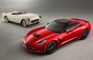 Chevrolet Corvette C7 Stingray 2014 a Corvette 1953