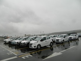 Chevrolety v přístavu Koper