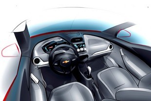 Interiér Chevroletu Agile