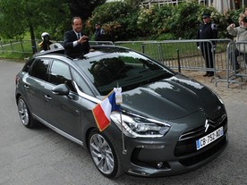 Citroen DS5 Hybrid francouzského presidenta Hollandeho