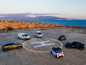 Elektromobily Citroën na ostrově Chalki