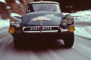 Citroën DS21 při Rallye de Monte Carlo 1966