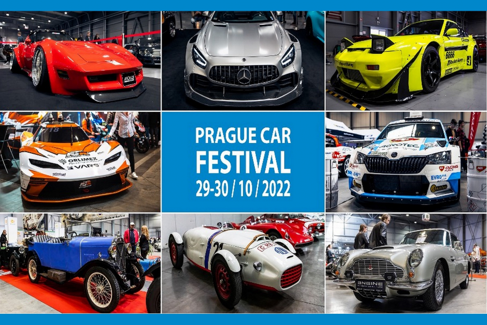 Auta ve všech podobách na Prague Car Festivalu