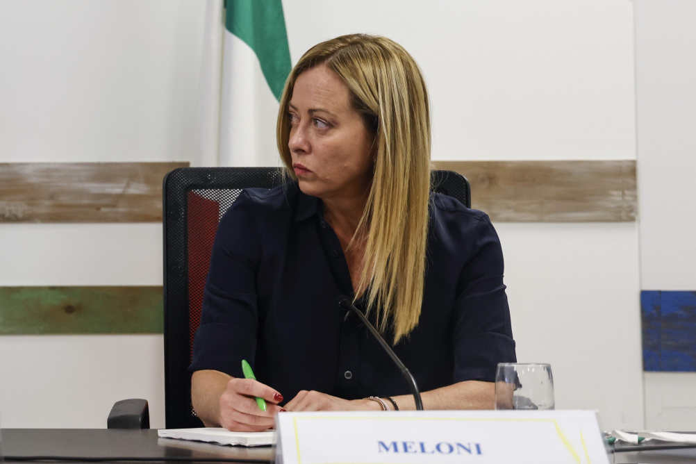 Giorgia to říká nahlas