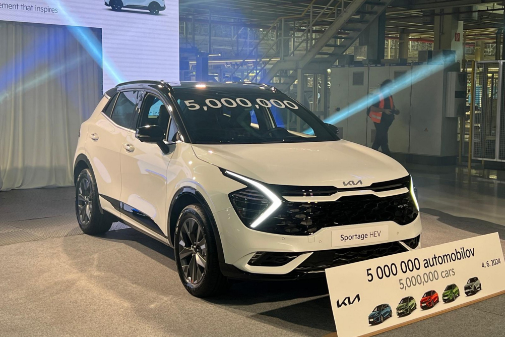 Kia Slovakia vyrobila pět milionů aut