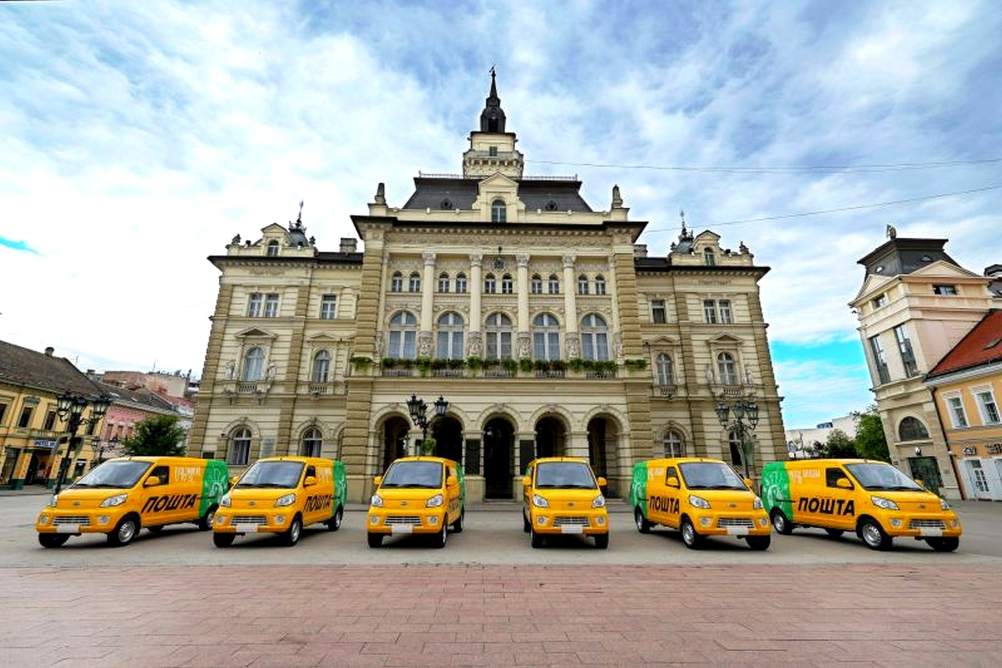 Srbská pošta si pořídila elektromobily Logistar