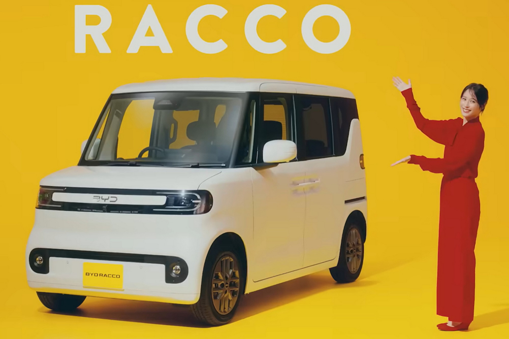 BYD představilo svůj první kei car Racco