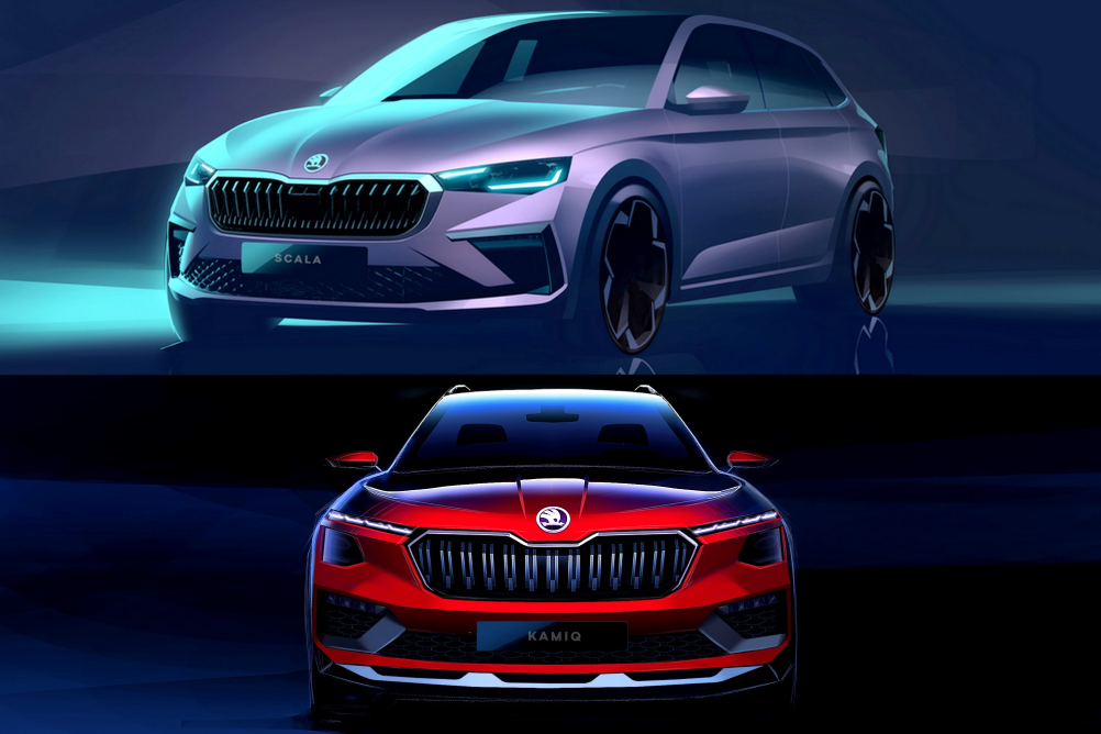 Škoda poodhalila modernizované modely Scala a Kamiq