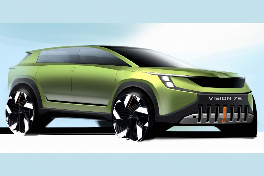 Škoda pokračuje s poodhalováním studie Vision 7S