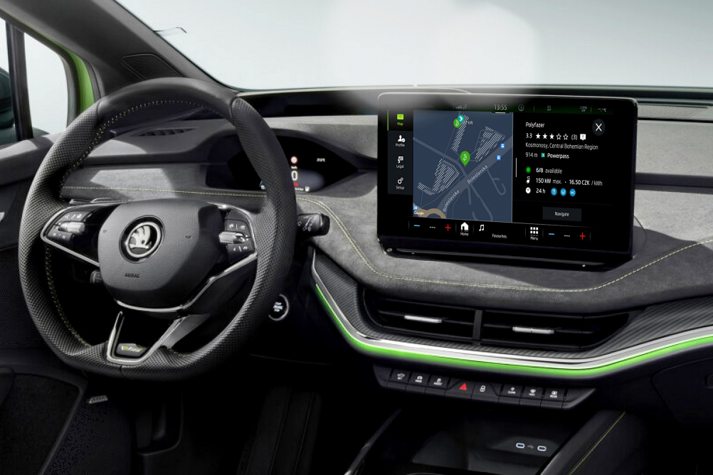 Nová aplikace infotainmentu pro ekosystém Škoda iV