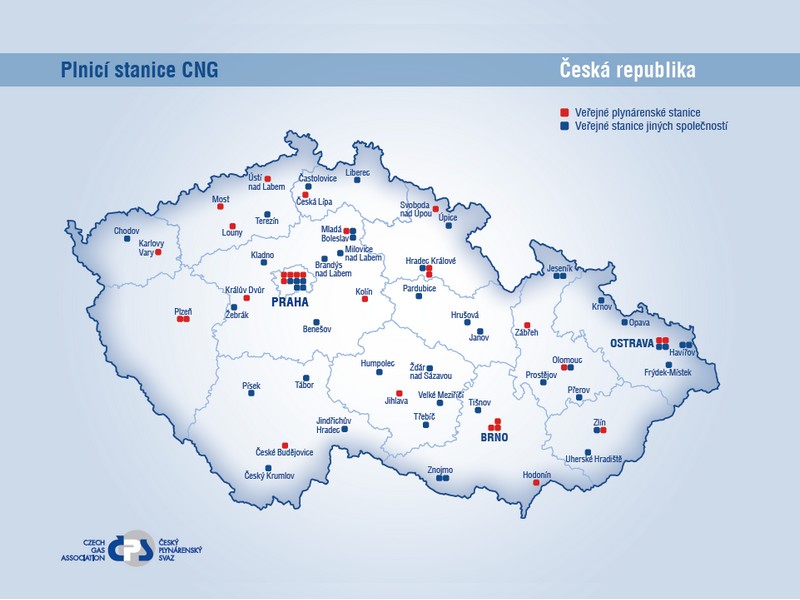 CNG stanice rychle přibývají