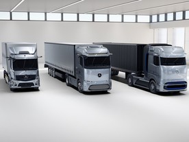 Mercedes-Benz eActros, eActros LongHaul a GenH2 Truck 