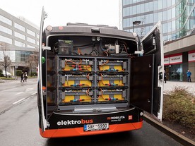 Elektrobus SOR EBN 9,5 společnosti Arriva na lince BB 